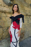 Vestido LadyDi Amapolas - Atelier Invitada S.L