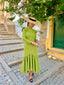 Vestido Odete Verde Oliva - Atelier Invitada S.L