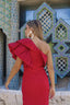 Vestido Itálica Rojo - Atelier Invitada S.L
