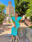 Vestido Venezia Aguamarina - Atelier Invitada S.L