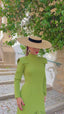 Vestido Odete Verde Oliva