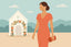 Vestido midi para invitada de boda: acierta