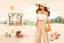 Conjunto top y pantalón para boda de día