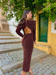 Vestido Toscana Chocolate
