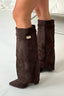 Botas Polainas Antelina