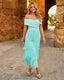 Vestido Valentina Aguamarina - Atelier Invitada S.L