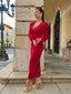 Vestido Toscana RojoVino
