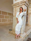 Vestido Dalia MangaCorta Blanco - Atelier Invitada S.L