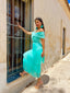 Vestido Valentina Aguamarina - Atelier Invitada S.L