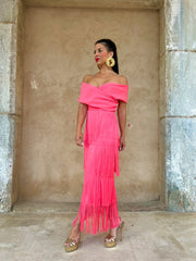 Vestido de invitada Vestido Valentina Coral para mujer - Atelier Invitada S.L