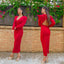 Vestido Toscana RojoVino - Atelier Invitada S.L