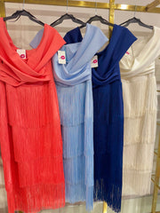 Vestido de invitada Vestido Valentina Azul Marino para mujer - Atelier Invitada S.L