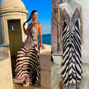 Vestido de invitada Vestido Pañuelo Zebra para mujer - Atelier Invitada S.L