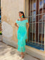 Vestido Valentina Aguamarina - Atelier Invitada S.L