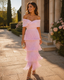 Vestido Valentina Rosa