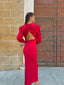 Vestido Toscana RojoVino