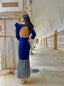 Vestido de invitada Vestido Sevilla Azul Marino para mujer - Atelier Invitada S.L