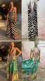 Zebra Scarf Dress