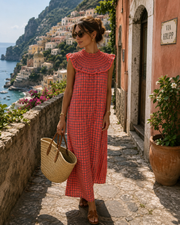 Vestido Babero Vichy