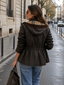 Parka Encerada Peplum