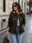 Parka Encerada Peplum