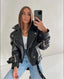 Chaqueta Motera Hebillas - Atelier Invitada S.L