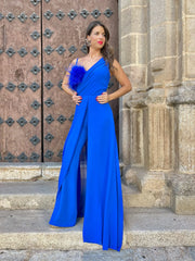 Vestido de invitada Mono Plumas para mujer - Atelier Invitada S.L