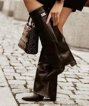 Botas Polainas Negras - Atelier Invitada S.L