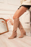 Botas Puntera Oro Camel - Atelier Invitada S.L