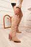 Botas Puntera Oro Camel - Atelier Invitada S.L