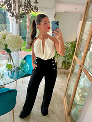 Pantalón Tiro Alto - Atelier Invitada S.L