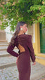 Vestido Toscana Chocolate