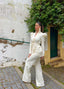 Traje Olbia Jacquard Blanco - Atelier Invitada S.L