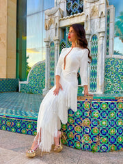 Vestido Guillena Blanco - Atelier Invitada S.L