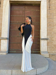 Vestido Jade Bicolor - Atelier Invitada S.L