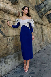 Vestido Lady Bicolor - Atelier Invitada S.L