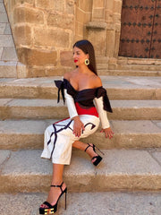 Vestido LadyDi Amapolas - Atelier Invitada S.L